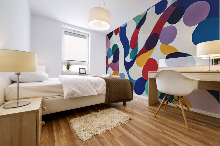 Chromatic Dance 48H9P2 57 Mural print