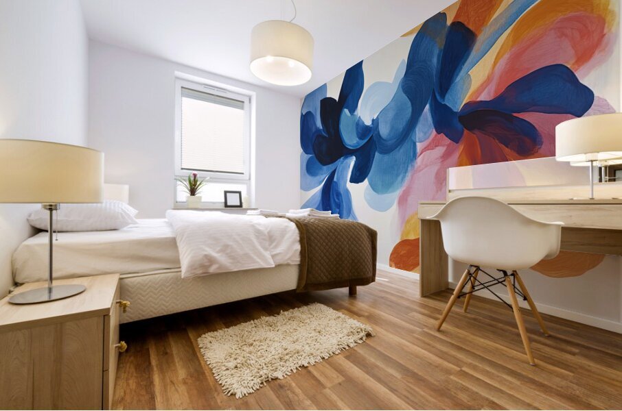 Chromatic Dance H3N2P9 60 Mural print