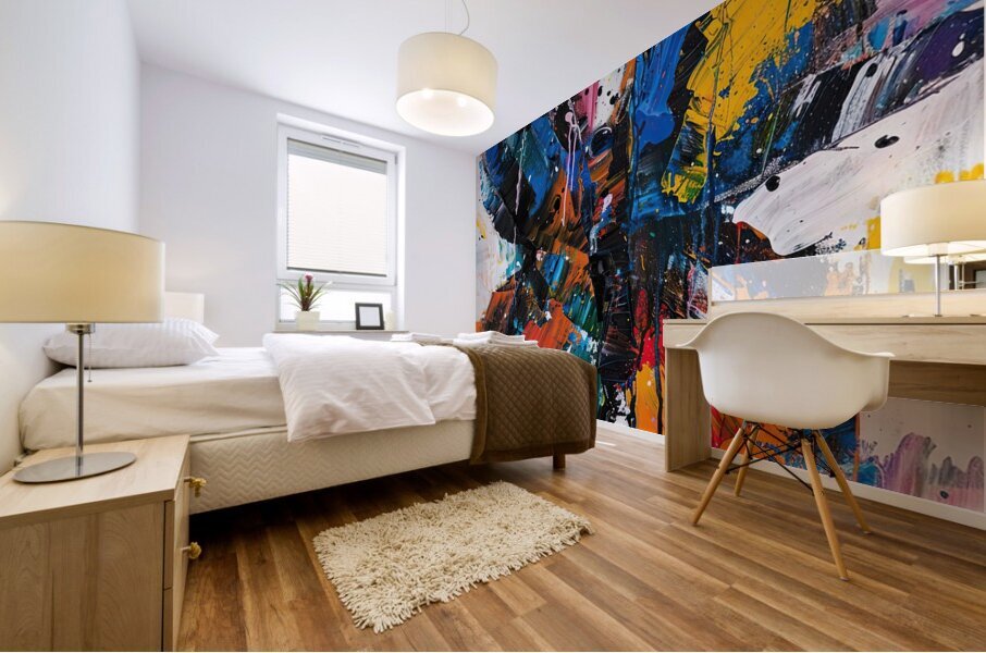 Chromatic Dance Y59H2N 52 Mural print