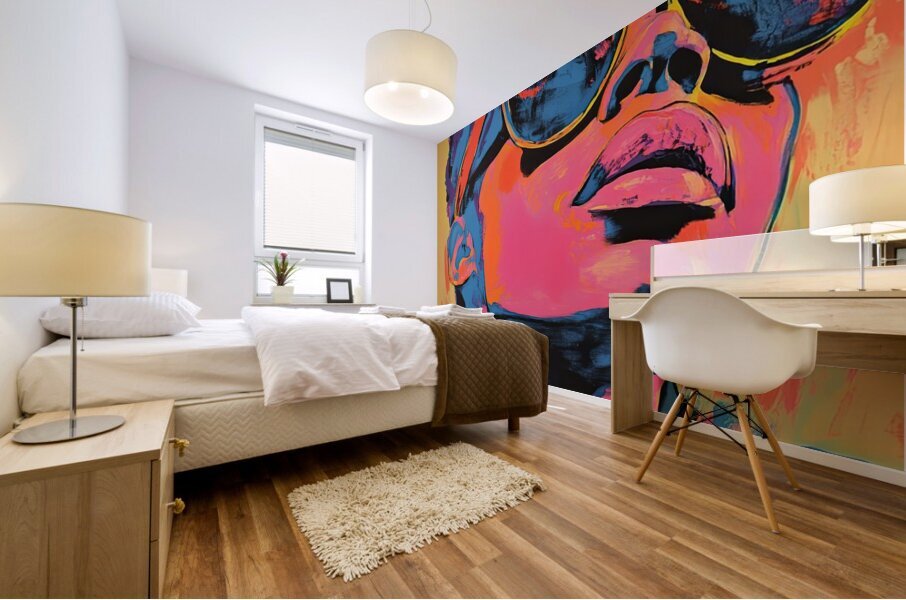 Chromatic Gaze Y23K9H 58 Mural print