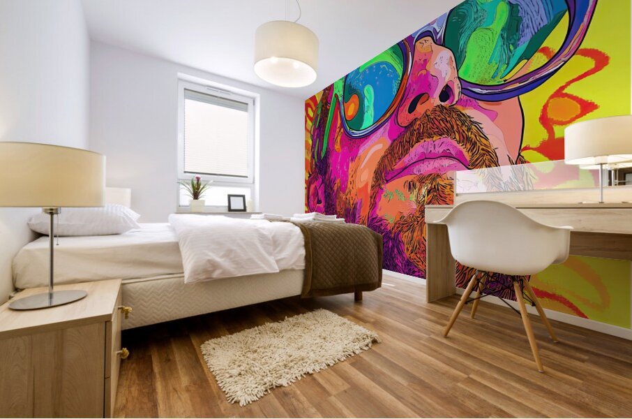 Chromatic Gaze Y59H2N 55 Mural print