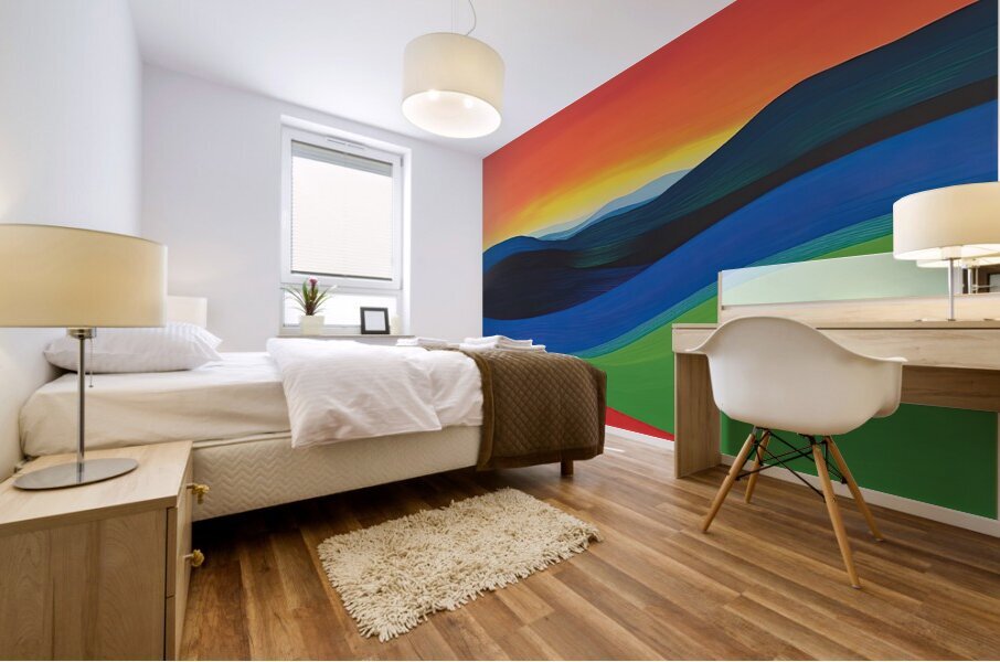 Chromatic Horizons 2P3H9N 53 Mural print