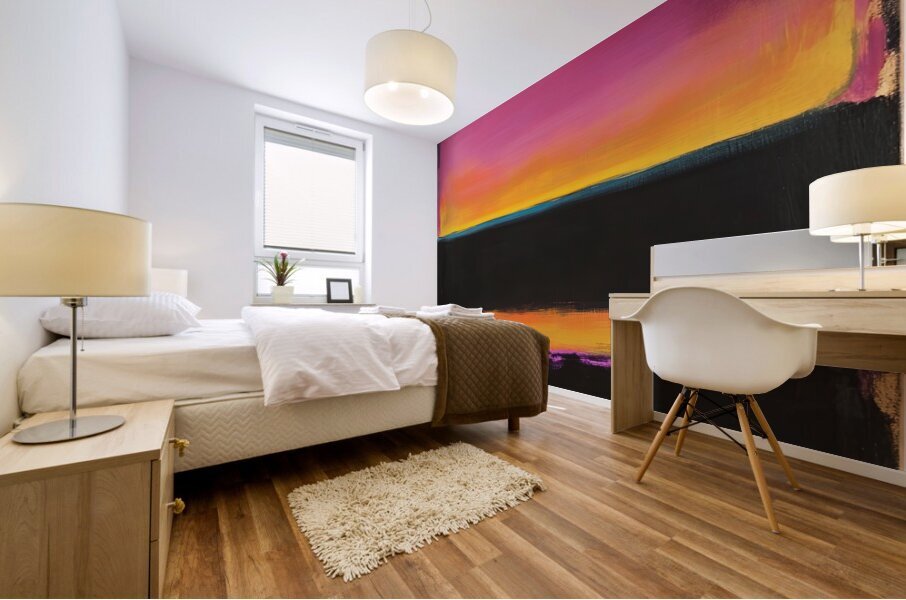 Chromatic Horizons H3C9N2 60 Mural print