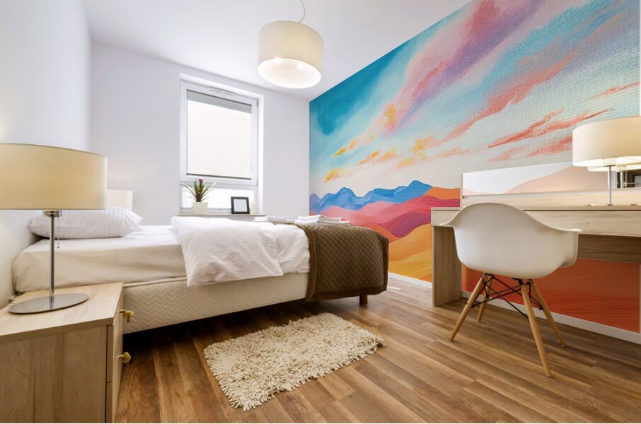 Chromatic Horizons H3P9N2 58 Mural print