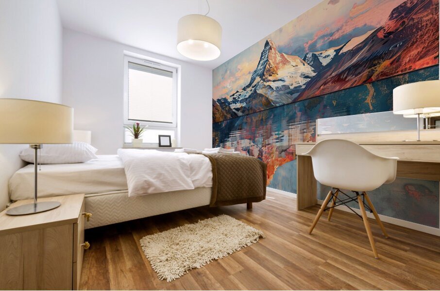 Alpine Reflections Y29H7N 60 Mural print
