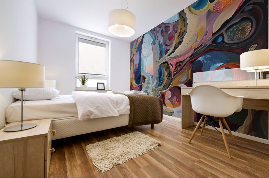 Caverns of Reverie H3N9P2 55 Mural print