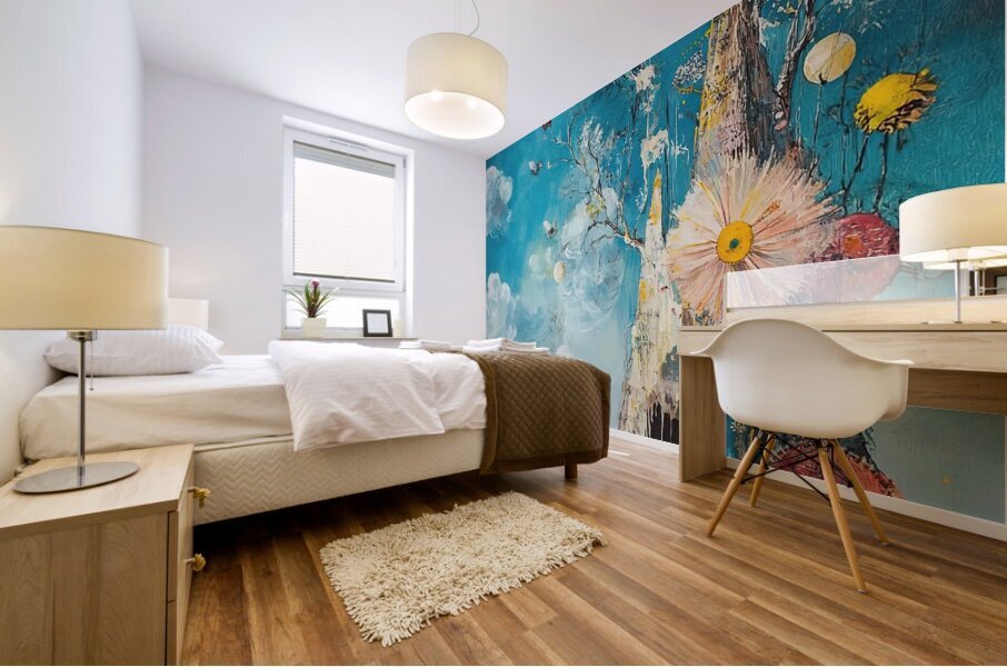 Celestial Bloom 79HBN2 62 Mural print