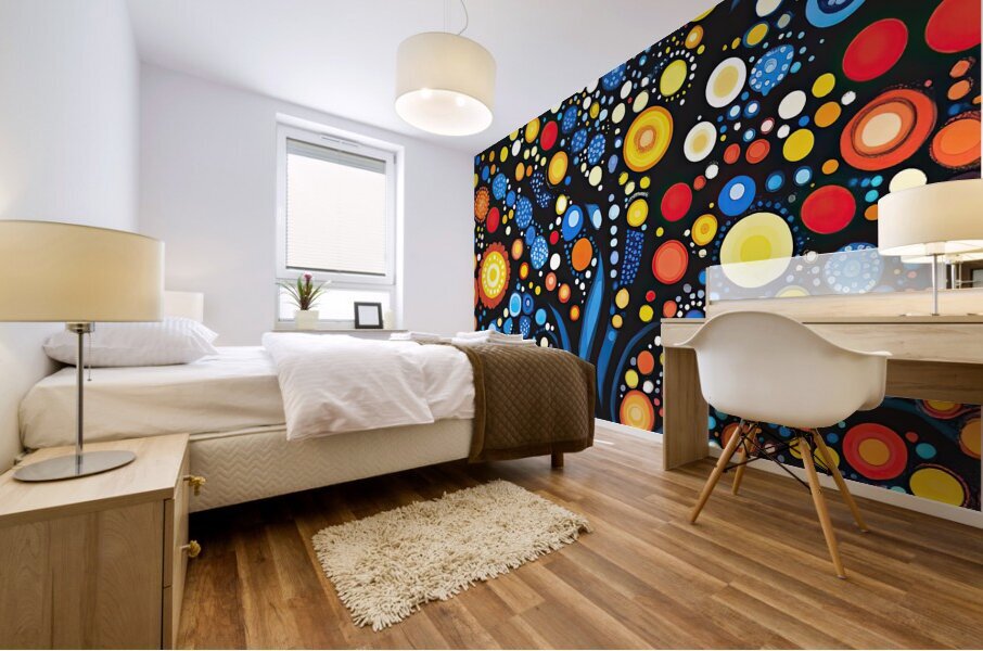 Celestial Bloom NZ92K4 57 Mural print