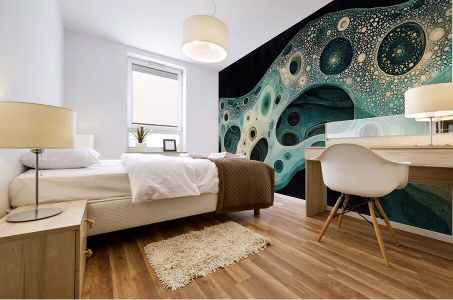 Celestial Caverns H3N9P2 57 Mural print