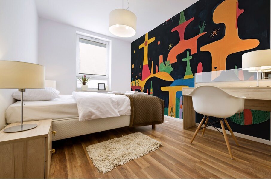 Celestial Cityscape 79B2N 47 Mural print