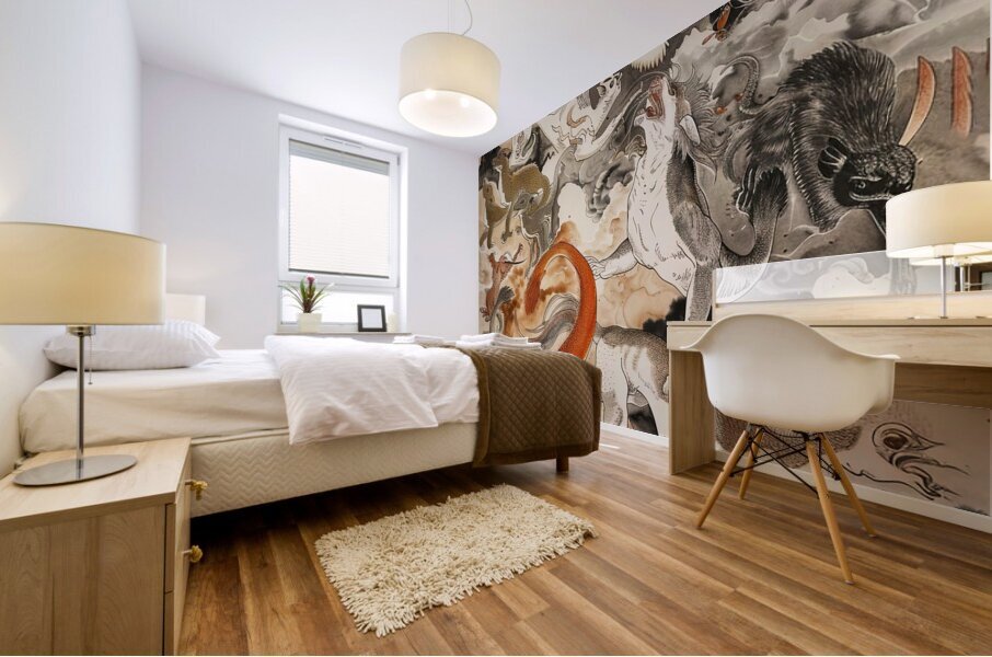Celestial Clash 7H29NP 49 Mural print