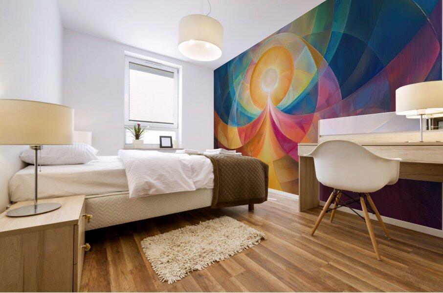 Celestial Convergence H3N9P2 57 Mural print