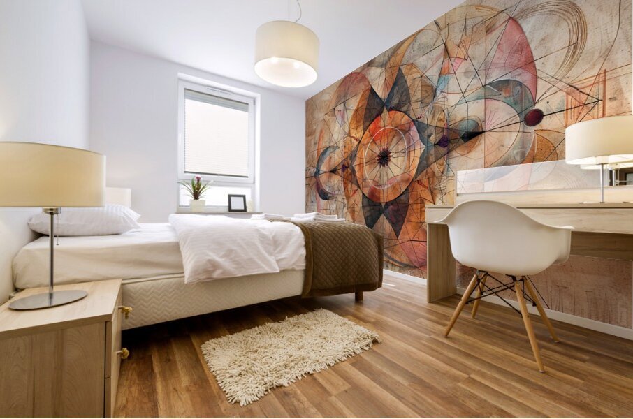 Celestial Convergence H3N9P2 58 Mural print