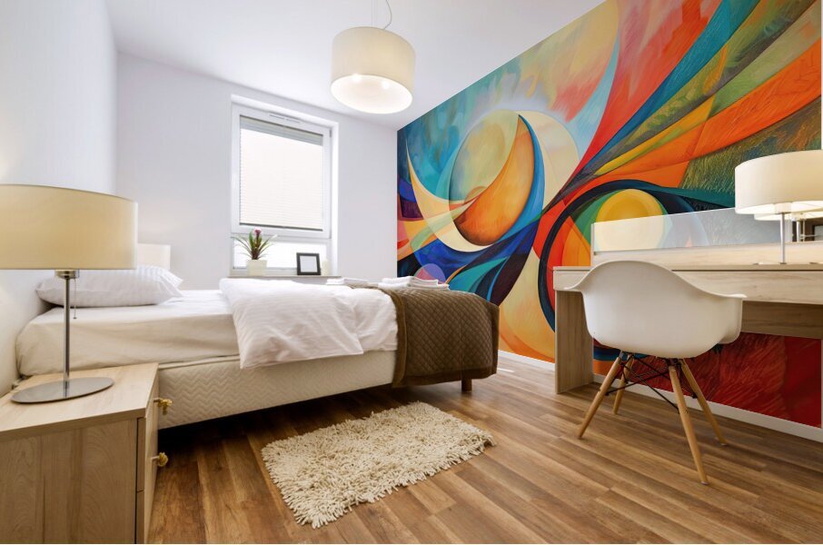 Celestial Dance Of Color Y92H7N 60 Mural print