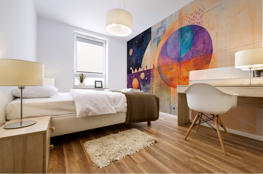 Celestial Echoes Y89N3Z 55 Mural print