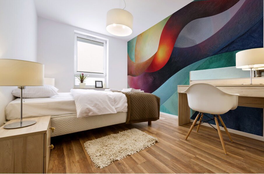 Celestial Embrace H92N3Z 57 Mural print