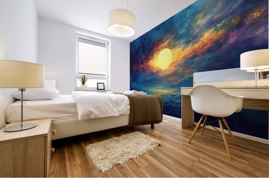 Celestial Embrace ZX9876 60 Mural print