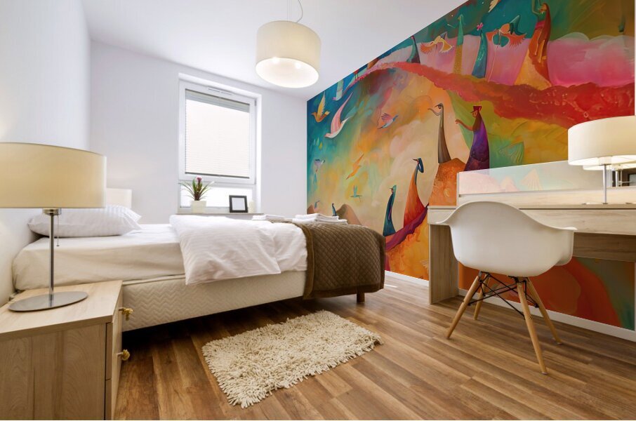 Celestial Procession 78HNPZ 55 Mural print