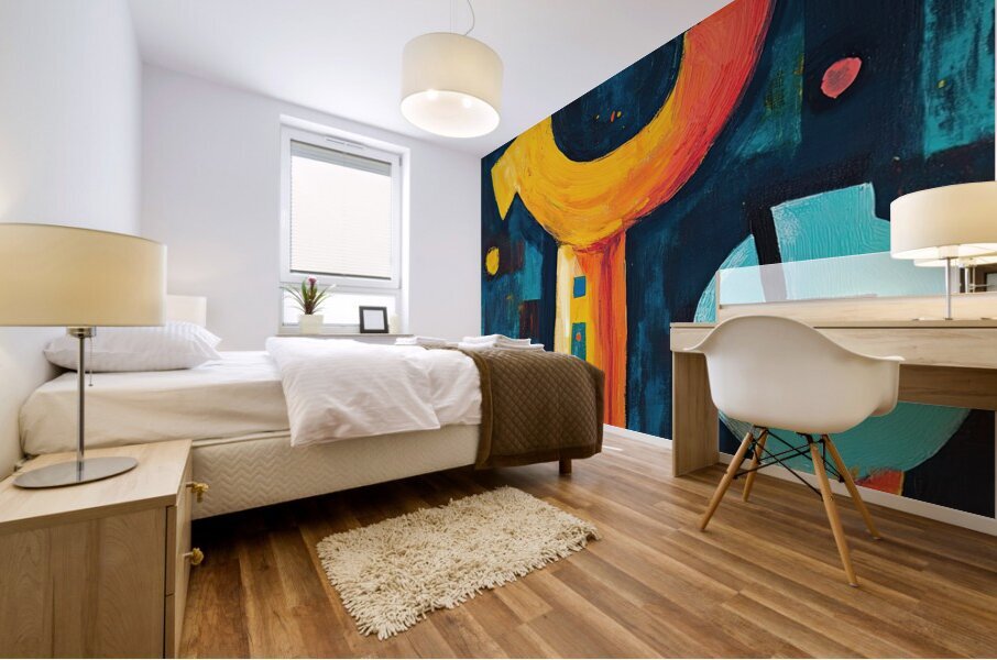 Celestial Key 9H3N2Z 47 Mural print