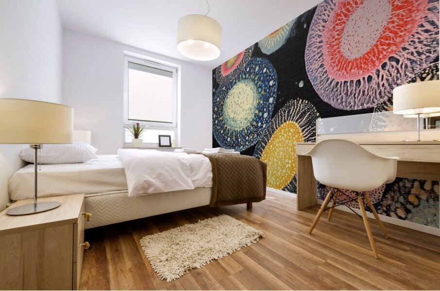 Celestial Microcosm 7H9N2P 55 Mural print