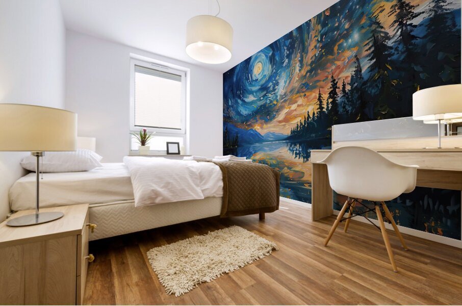 Celestial Reflections 2P9H7N 65 Mural print