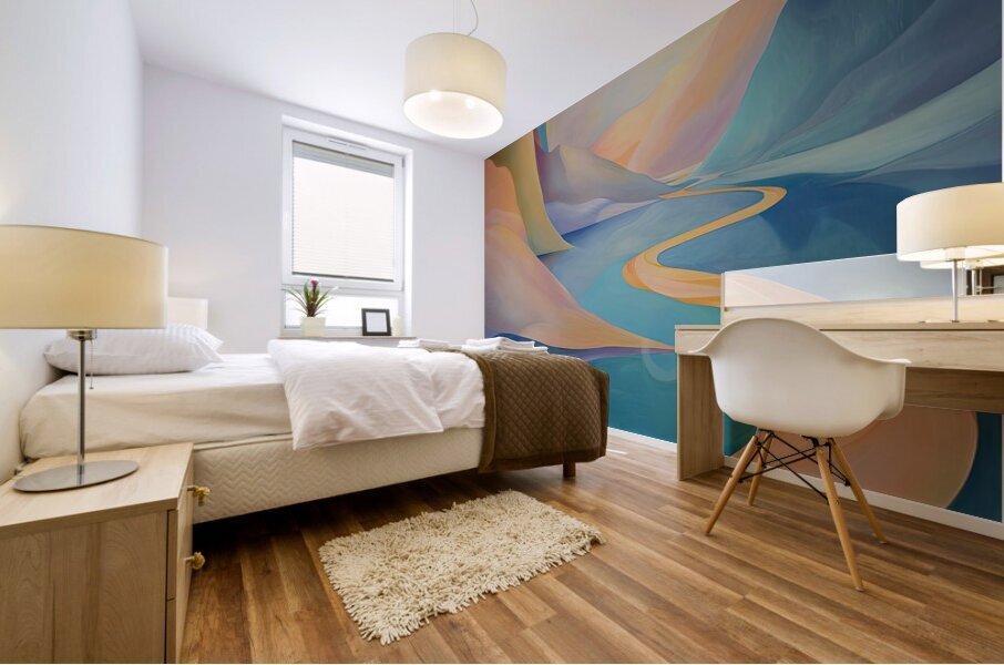 Celestial River Flows 5H2N9Z 60 Mural print