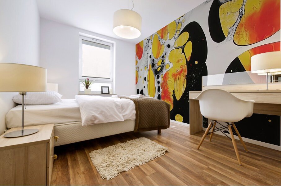 Cellular Flow 9P3N2H 58 Mural print