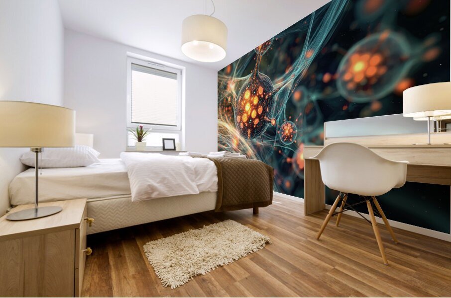 Cellular Genesis H92N5Z 62 Mural print