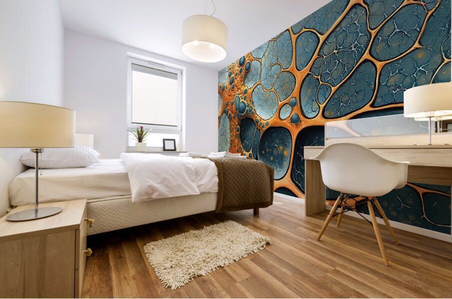 Cellular Flow KH295J 49 Mural print