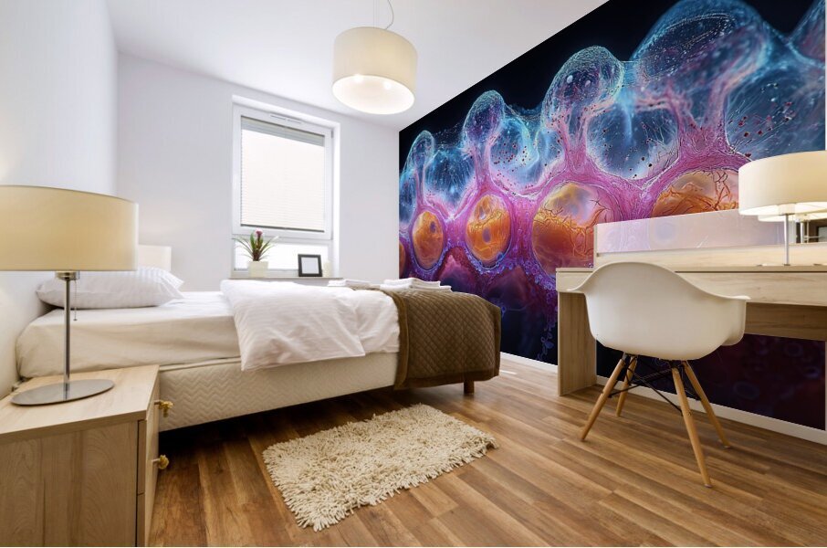 Cellular Harmony N92H5P 71 Mural print