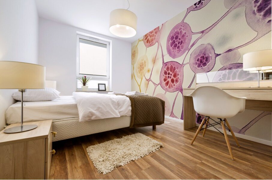 Cellular Echoes Y59H2N 55 Mural print