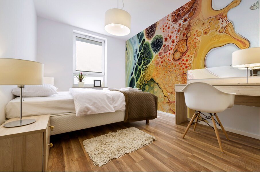 Cellular Flow 9P3N2H 47 Mural print