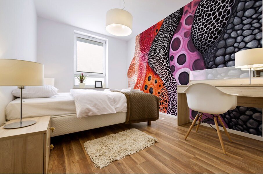 Cellular Flow 9P3H2N 55 Mural print