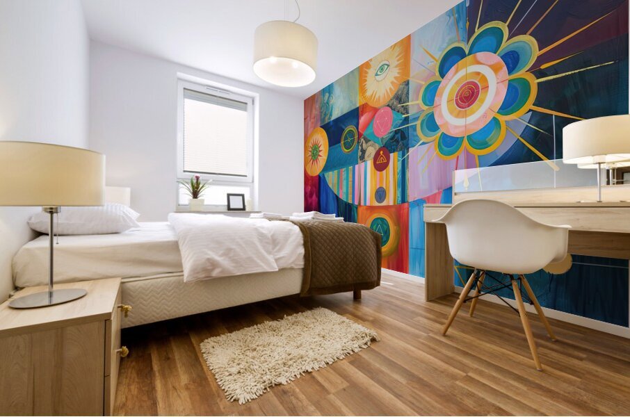 Celestial Harmony 9P3N2H 55 Mural print