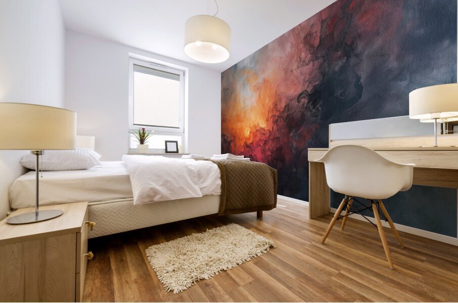 Celestial Inferno 2P9H7N 55 Mural print