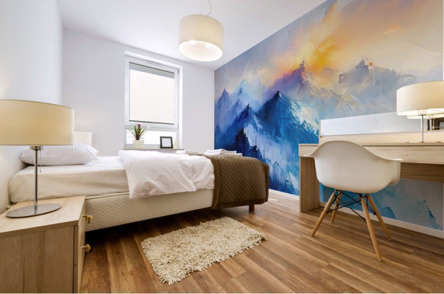 Celestial Summit Glow H9P4Z2 57 Mural print