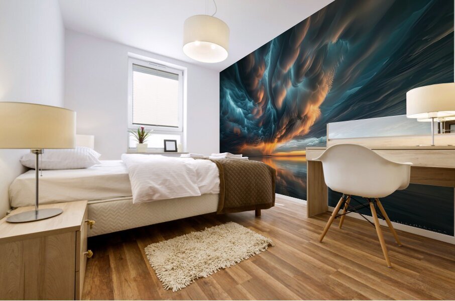 Celestial Tempest NZ92H8 69 Mural print