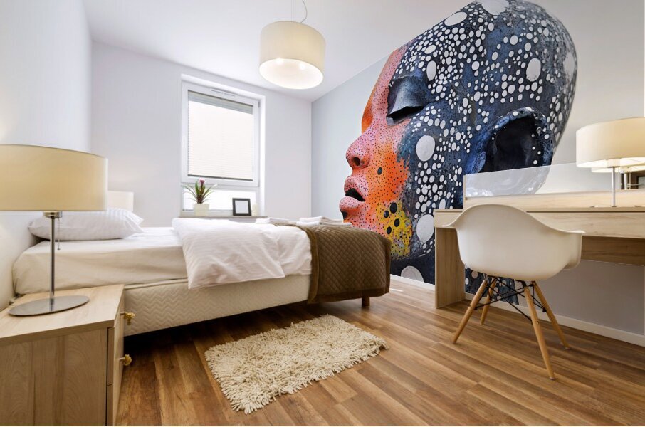 Celestial Visage H3N9P2 60 Mural print