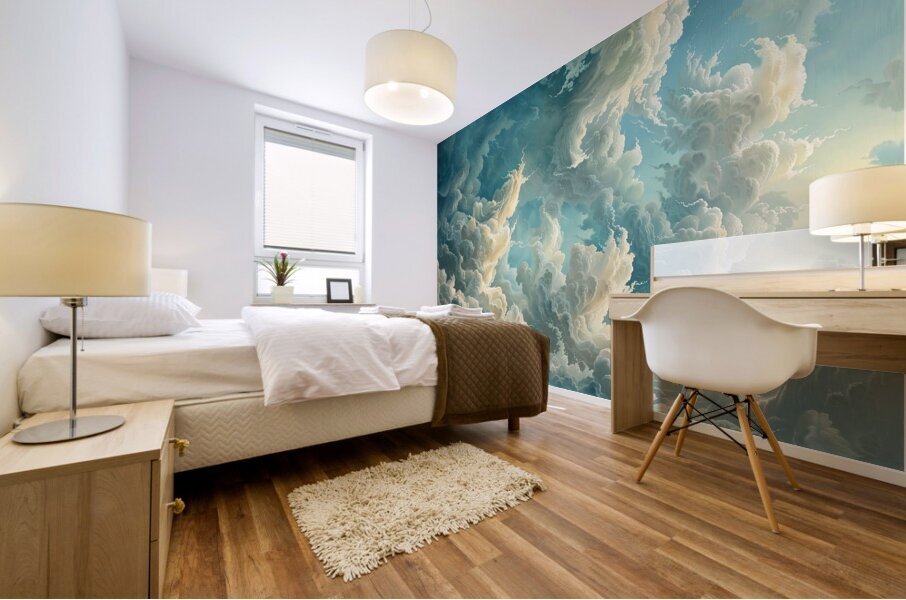 Celestial Vortex H3N9P2 64 Mural print