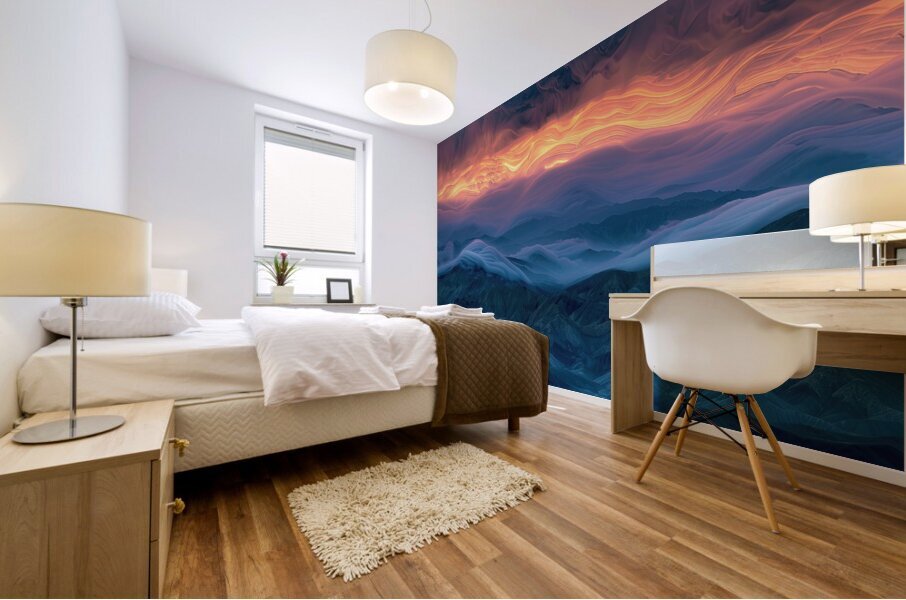 Celestial Waves H9P4N2 62 Mural print