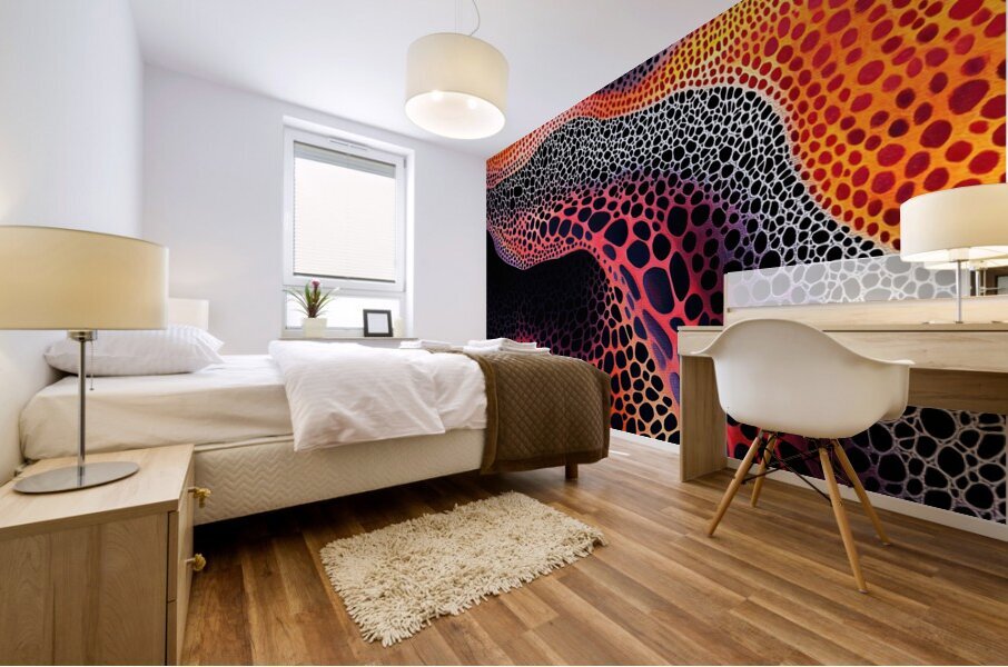 Cellular Flow NZ92HJ 57 Mural print