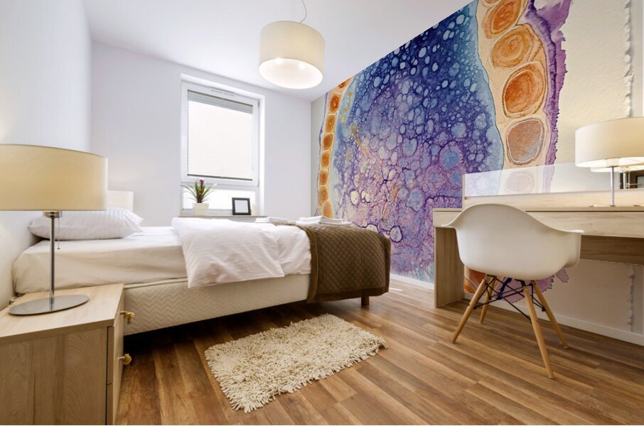 Cellular Harmony H9P4N2 48 Mural print