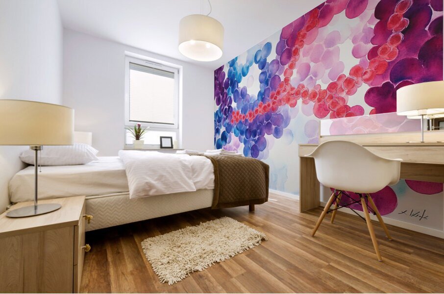 Cellular Harmony K92D3H 55 Mural print