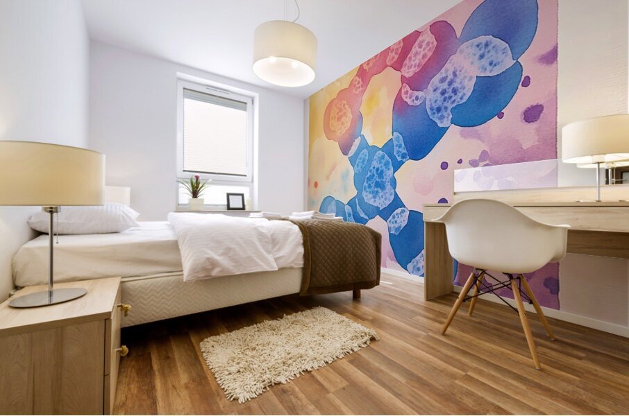 Cellular Harmony AB92C3 45 Mural print