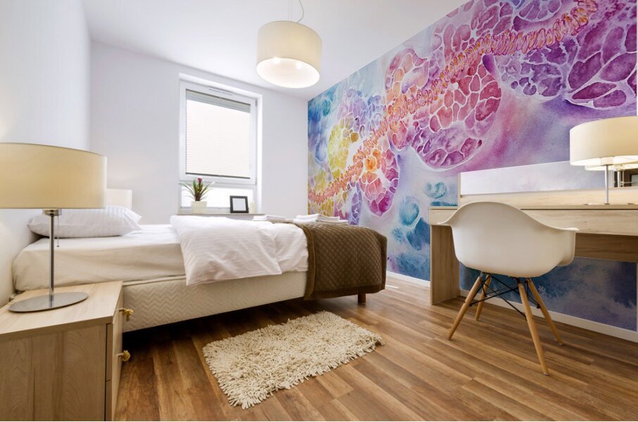 Cellular Harmony K29D3H 49 Mural print