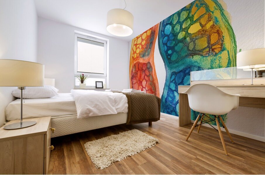 Cellular Harmony Duality 7H9NP2 47 Mural print