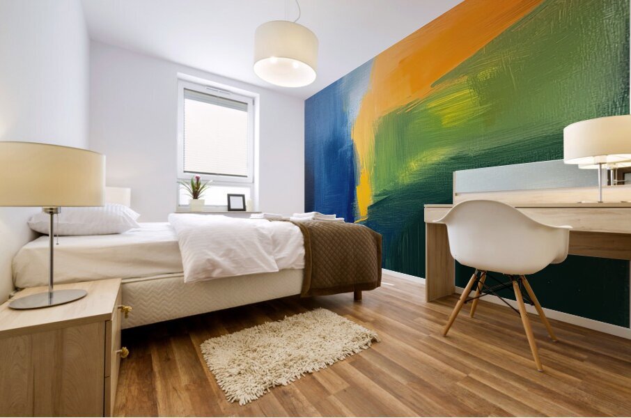 Chromatic Horizon 7P3N9H 54 Mural print