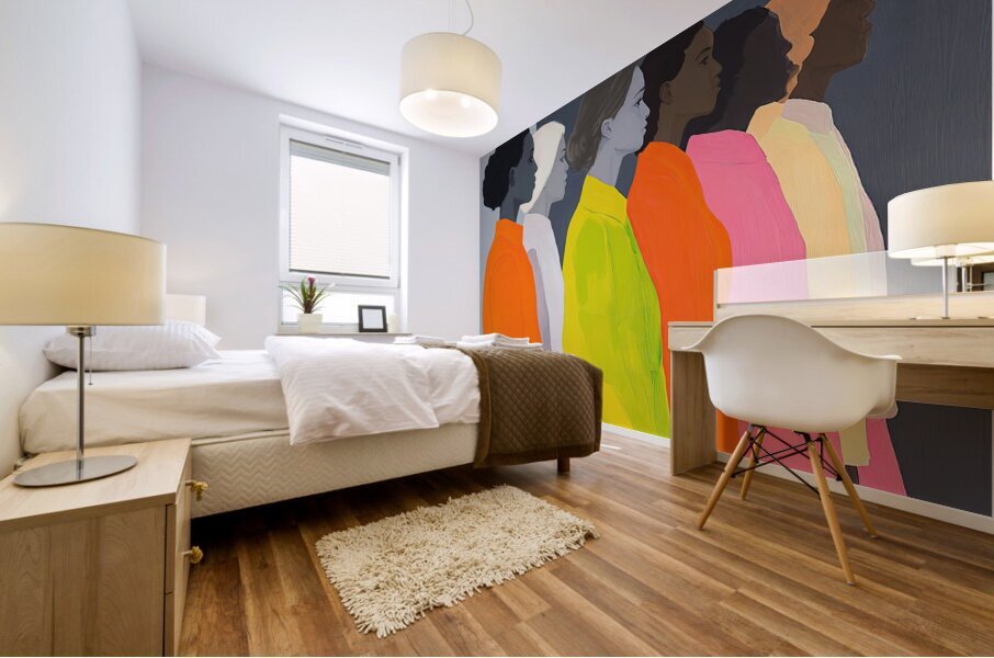 Chromatic Humanity 79B2N5 62 Mural print