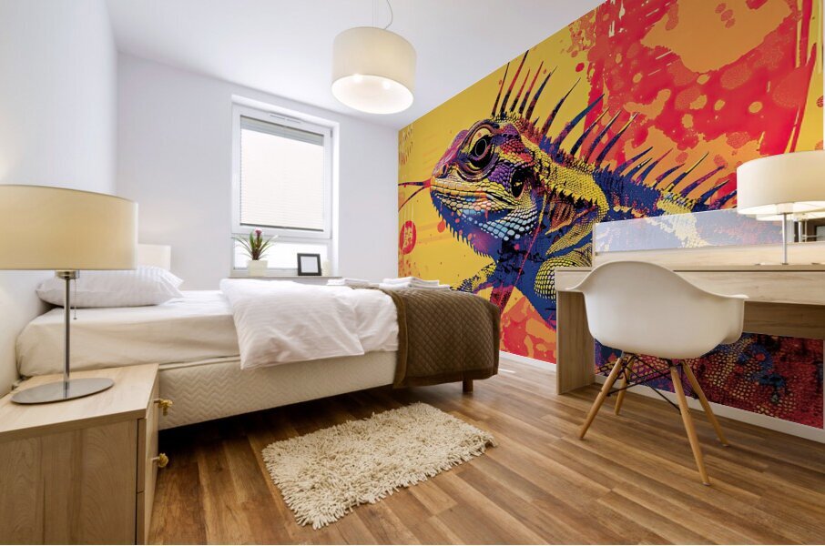 Chromatic Iguana KH295N 51 Mural print