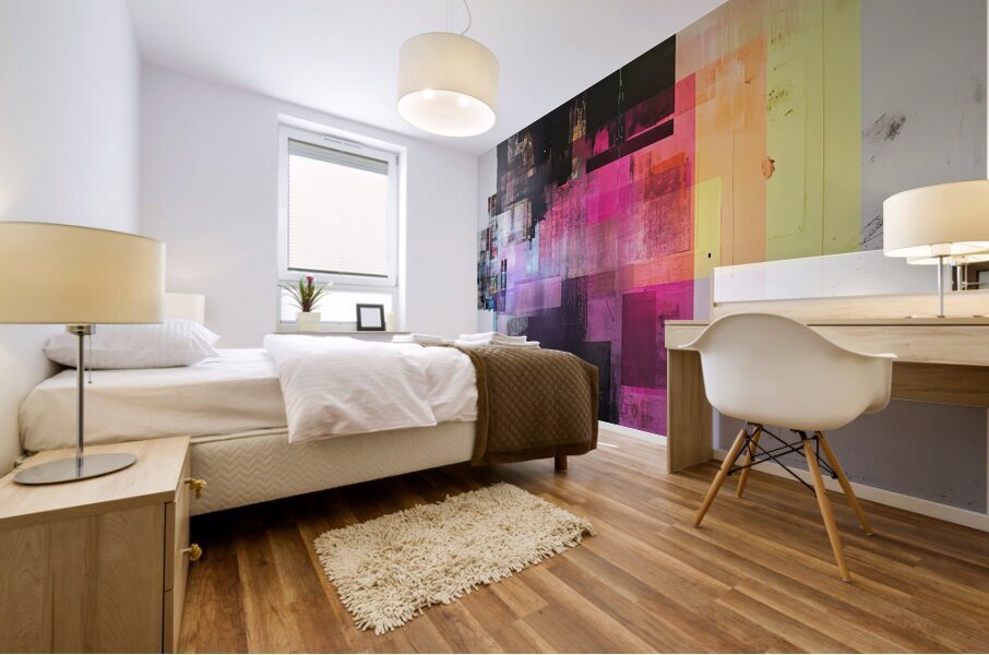 Chromatic Interference 48H9N 60 Mural print